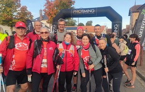 Trail'In Fontenay : nos marcheurs sur le pont !