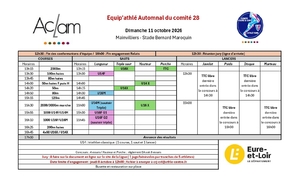 Equip'athlé tour Autolmnal 2026